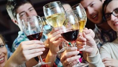 poškození těla alkoholem